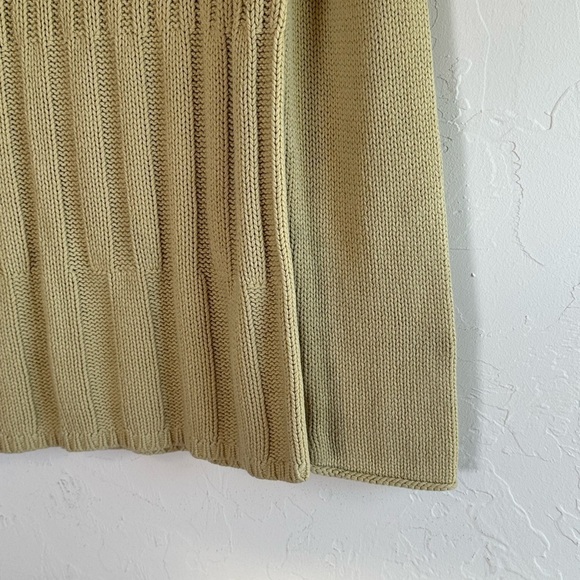 Axcess by Liz Claiborne Chartreuse Green Soft Cozy Turtleneck Sweater Sz M - Picture 4 of 13